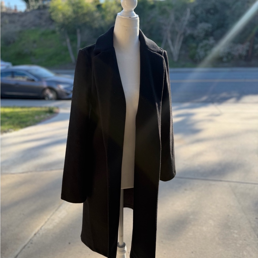 Zara Classic Black Trench Coat